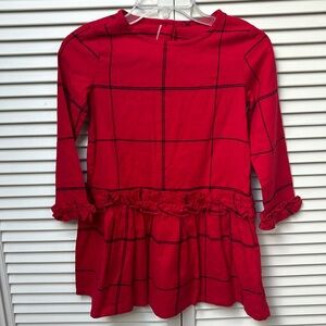 NWT Gymboree flannel ruffle dress